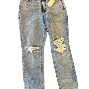 Good American jeans skinnyish fit high rise jeans